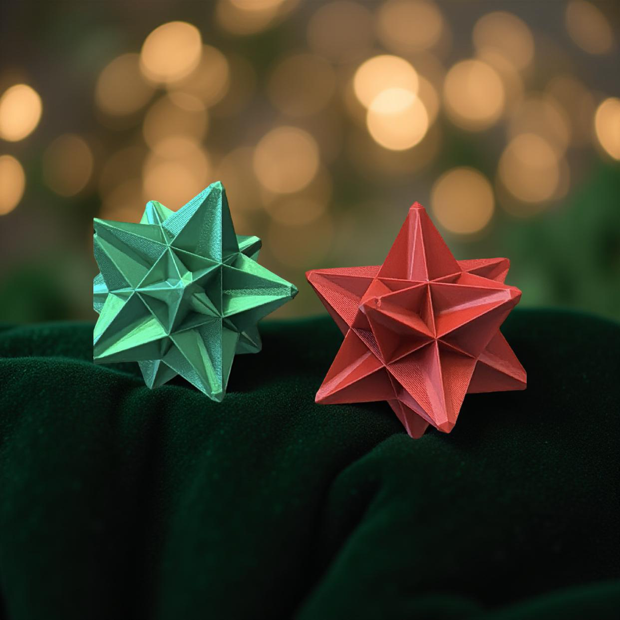 3D Star Ornaments