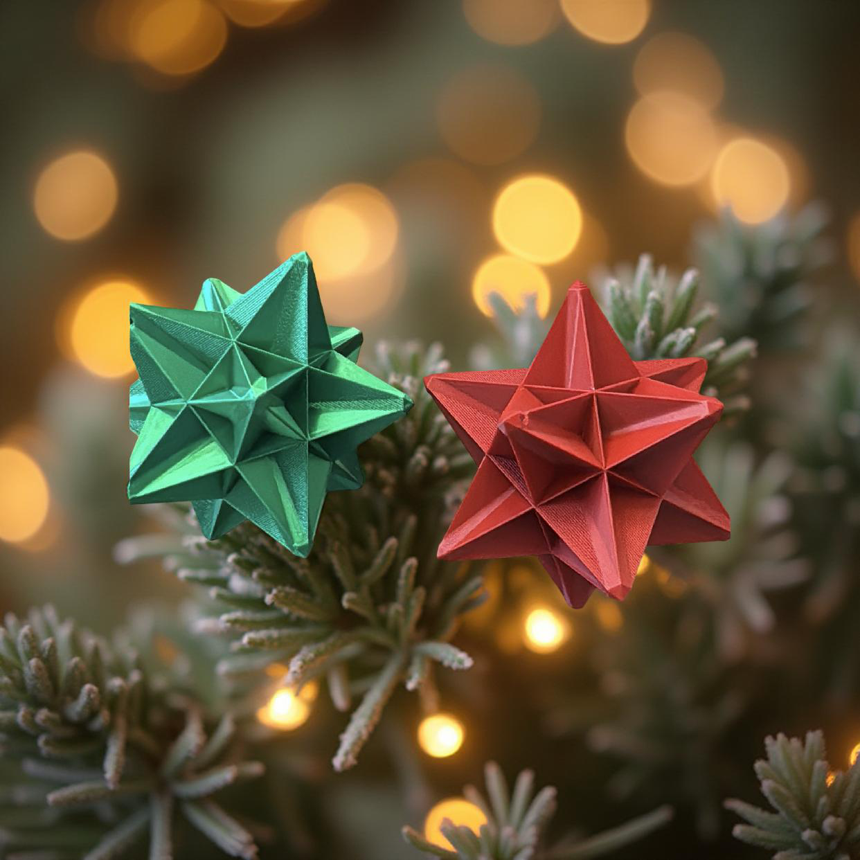 3D Star Ornaments